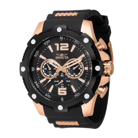 RELOJ DEPORTIVO PARA HOMBRE INVICTA I-FORCE 39989 - NEGRO, ORO ROSA