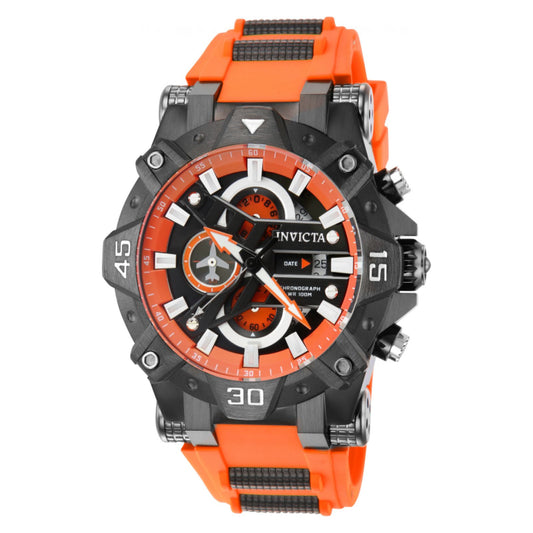 RELOJ DEPORTIVO PARA HOMBRE INVICTA AVIATOR 40179 - NARANJA, NEGRO