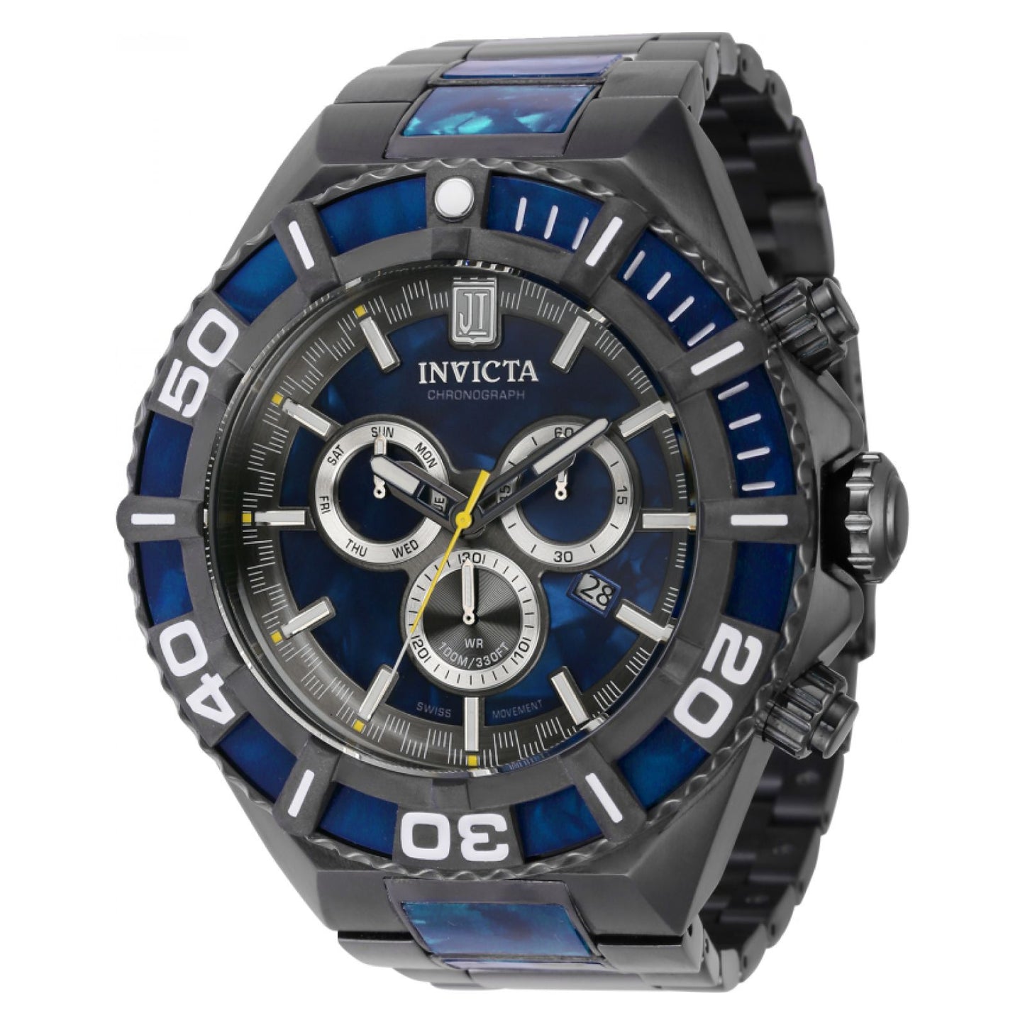 RELOJ DEPORTIVO PARA HOMBRE INVICTA JASON TAYLOR 40208 - AZUL, BRONCE DE CAÑÓN