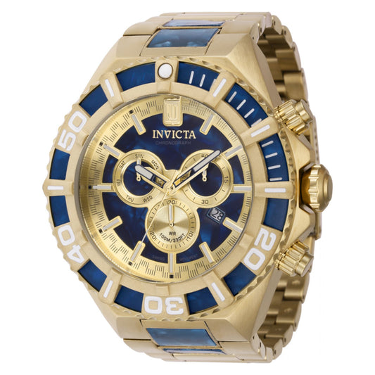 RELOJ DEPORTIVO PARA HOMBRE INVICTA JASON TAYLOR 40209 - AZUL, ORO