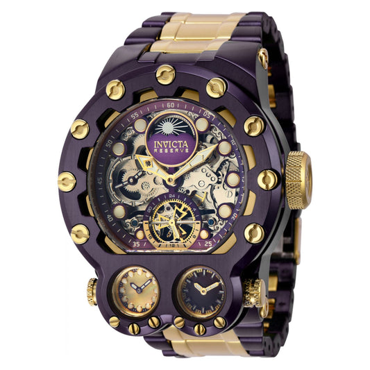 RELOJ  PARA HOMBRE INVICTA RESERVE 43134 - PÚRPURA, ORO