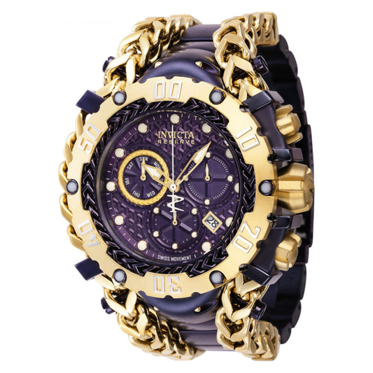 RELOJ  PARA HOMBRE INVICTA GLADIATOR 43151 - PÚRPURA, ORO