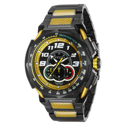 RELOJ  PARA HOMBRE INVICTA JM CORREA 43784 - AMARILLO, NEGRO