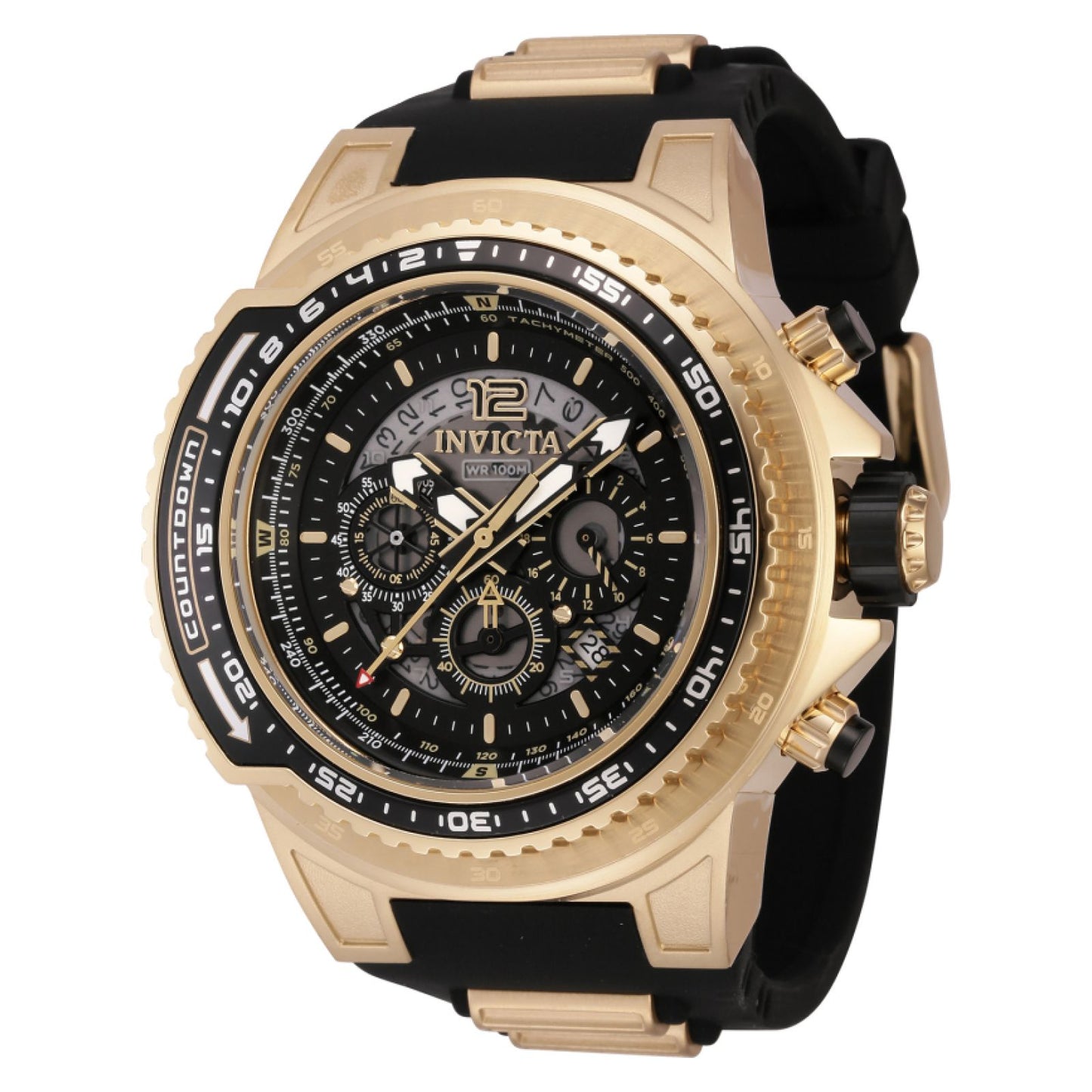 RELOJ DEPORTIVO PARA HOMBRE INVICTA AVIATOR 44342 - ORO NEGRO