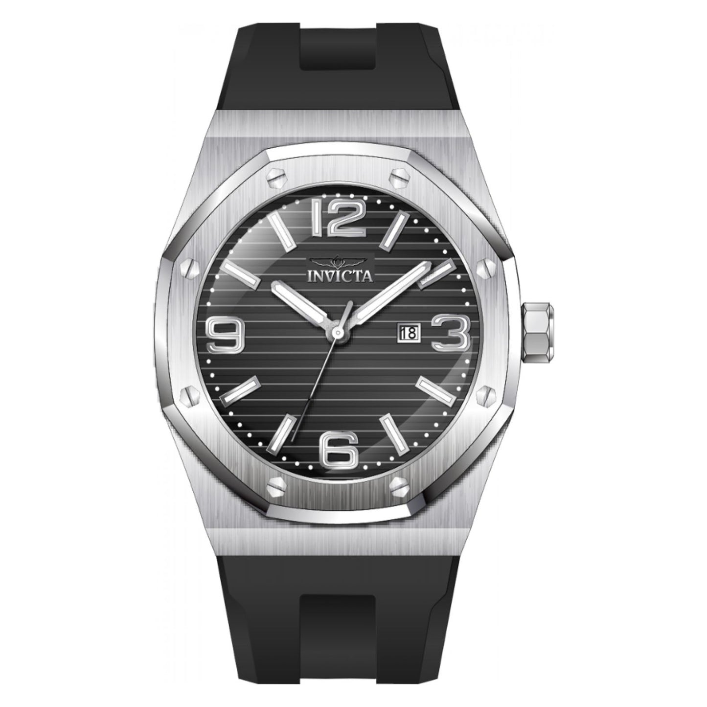 RELOJ DEPORTIVO PARA HOMBRE INVICTA HURACAN 45772 - NEGRO