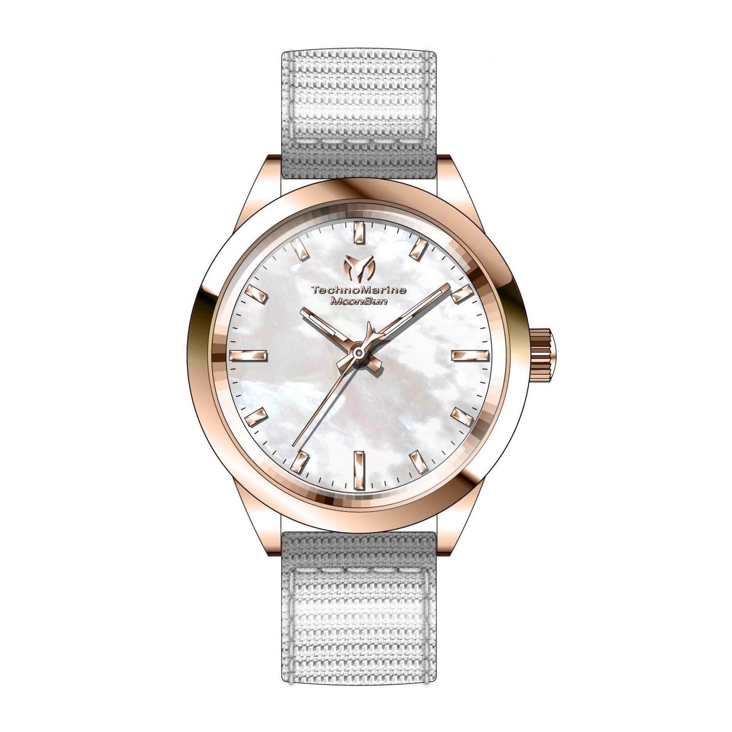 RELOJ PARA MUJER TECHNOMARINE MOONSUN TM-820002 - BLANCO