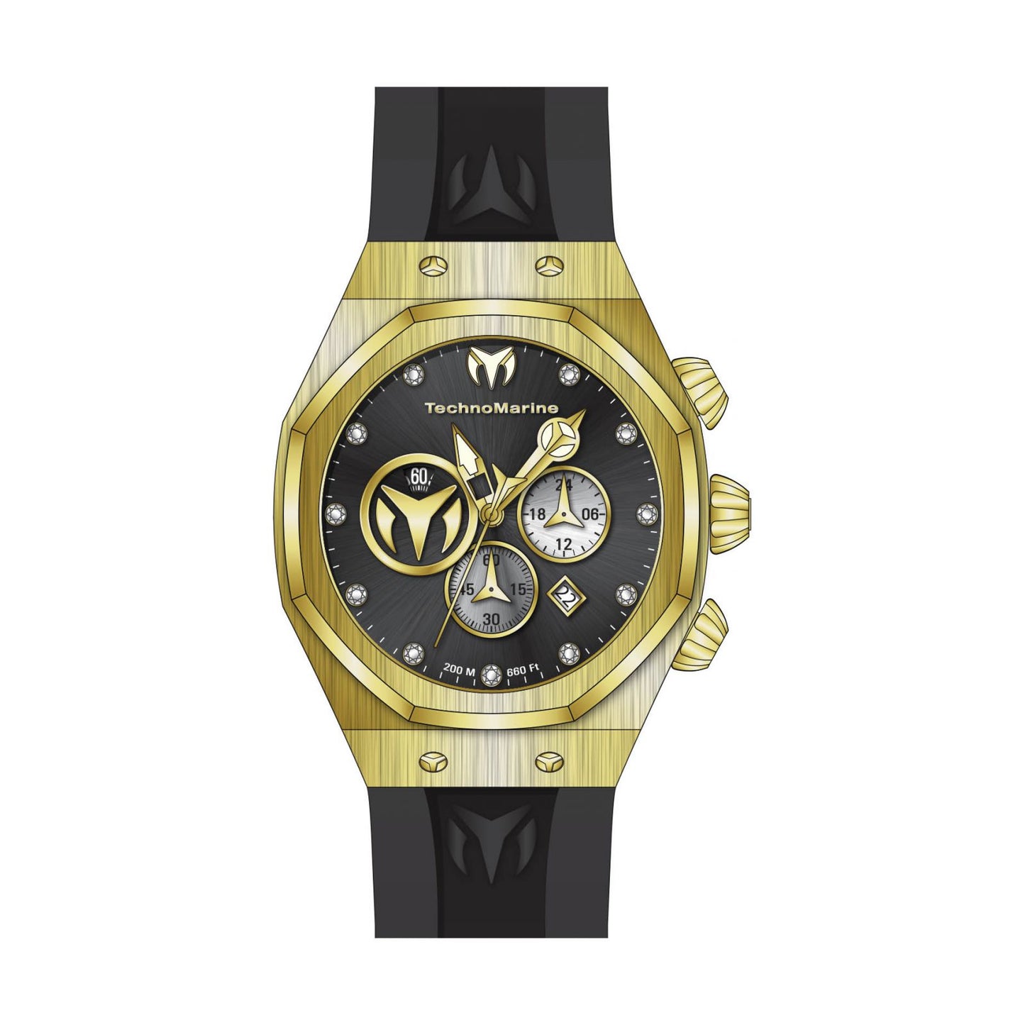 RELOJ DEPORTIVO PARA HOMBRE TECHNOMARINE REEF TM-520002 - NEGRO