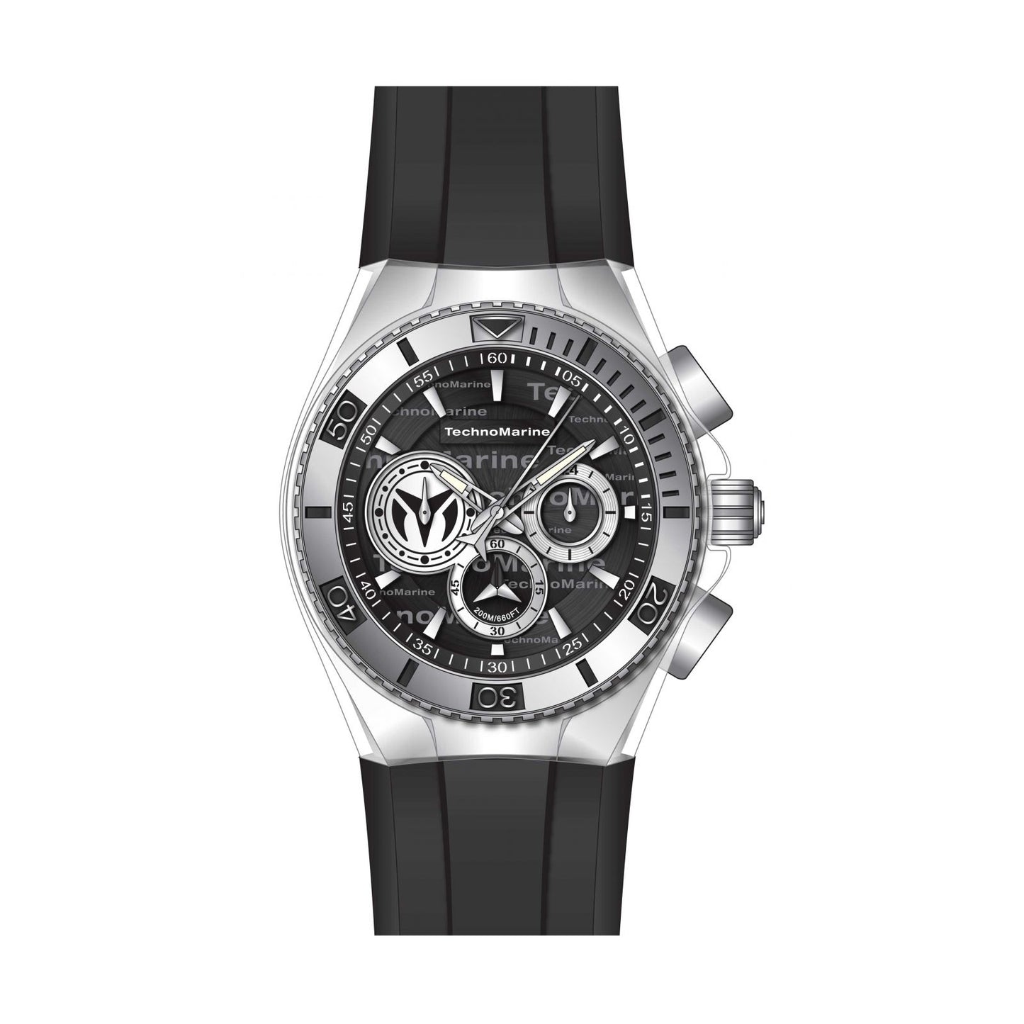RELOJ DEPORTIVO PARA HOMBRE TECHNOMARINE CRUISE TM-118119 - NEGRO