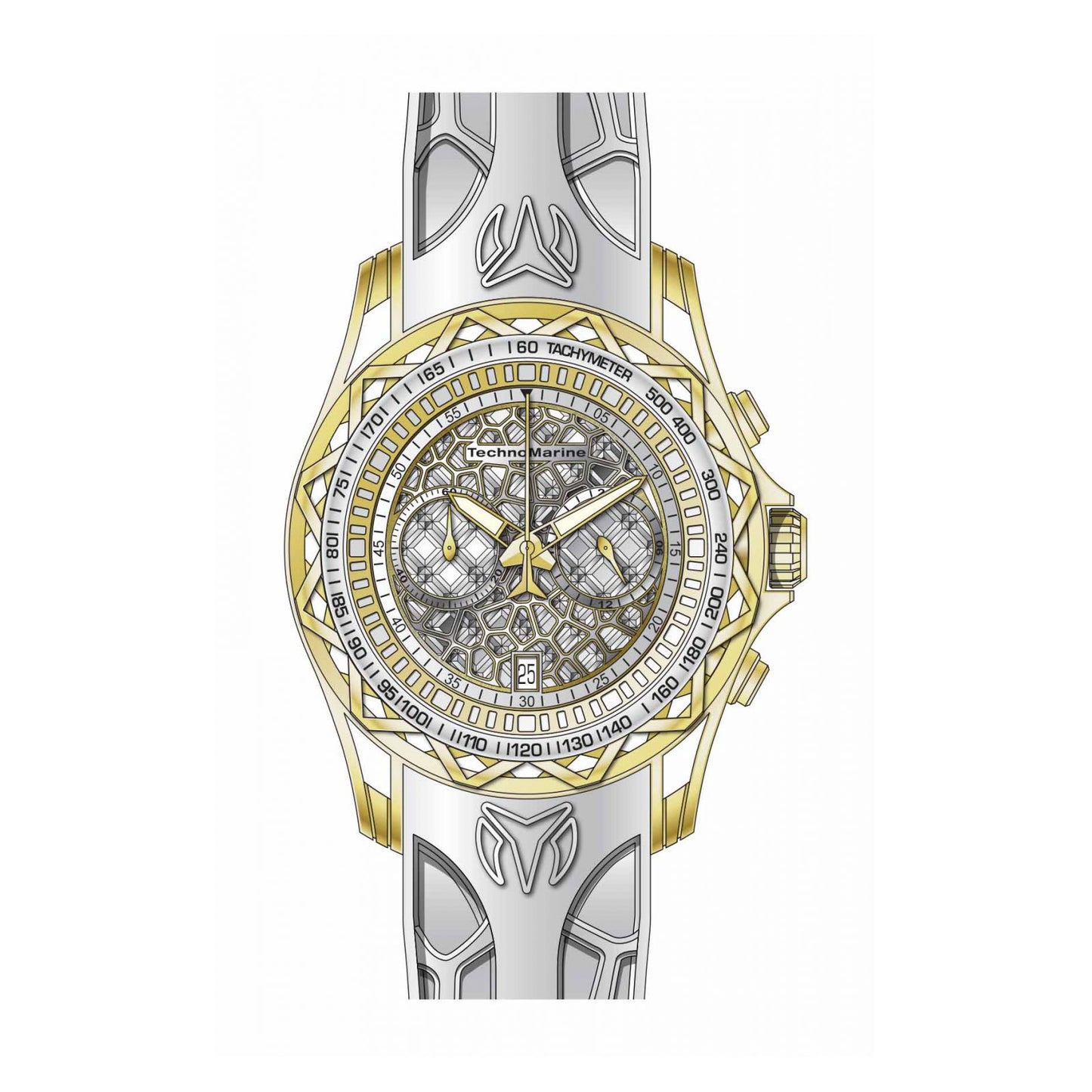 RELOJ DEPORTIVO PARA HOMBRE TECHNOMARINE TECHNOCELL TM-318011 - BLANCO