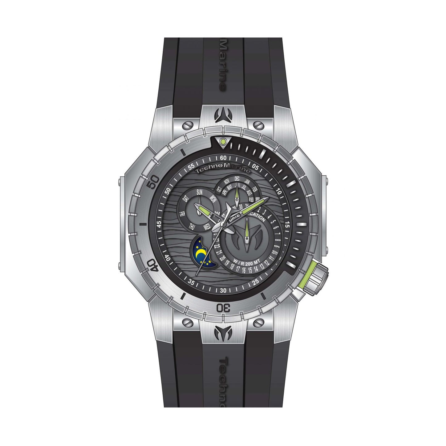 RELOJ DEPORTIVO PARA HOMBRE TECHNOMARINE MANTA TM-218025 - NEGRO