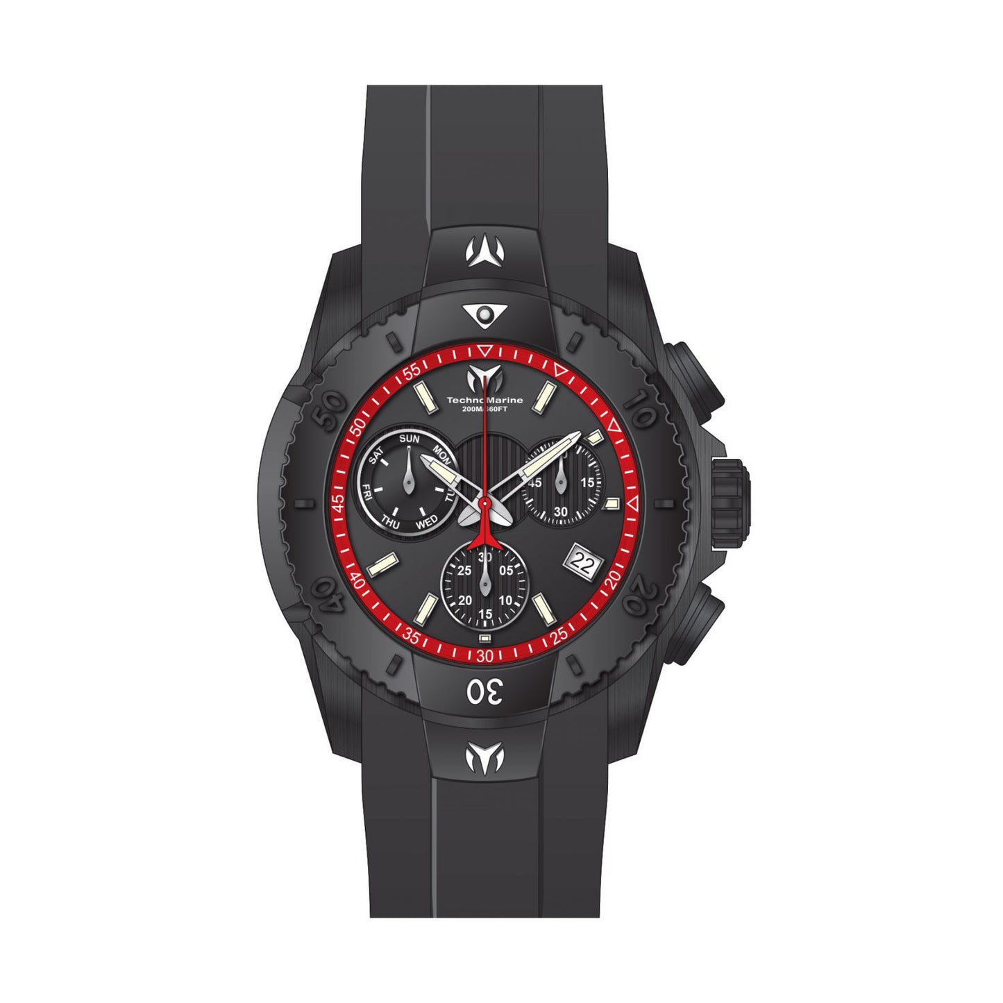 RELOJ DEPORTIVO PARA HOMBRE TECHNOMARINE UF6 TM-616002 - NEGRO