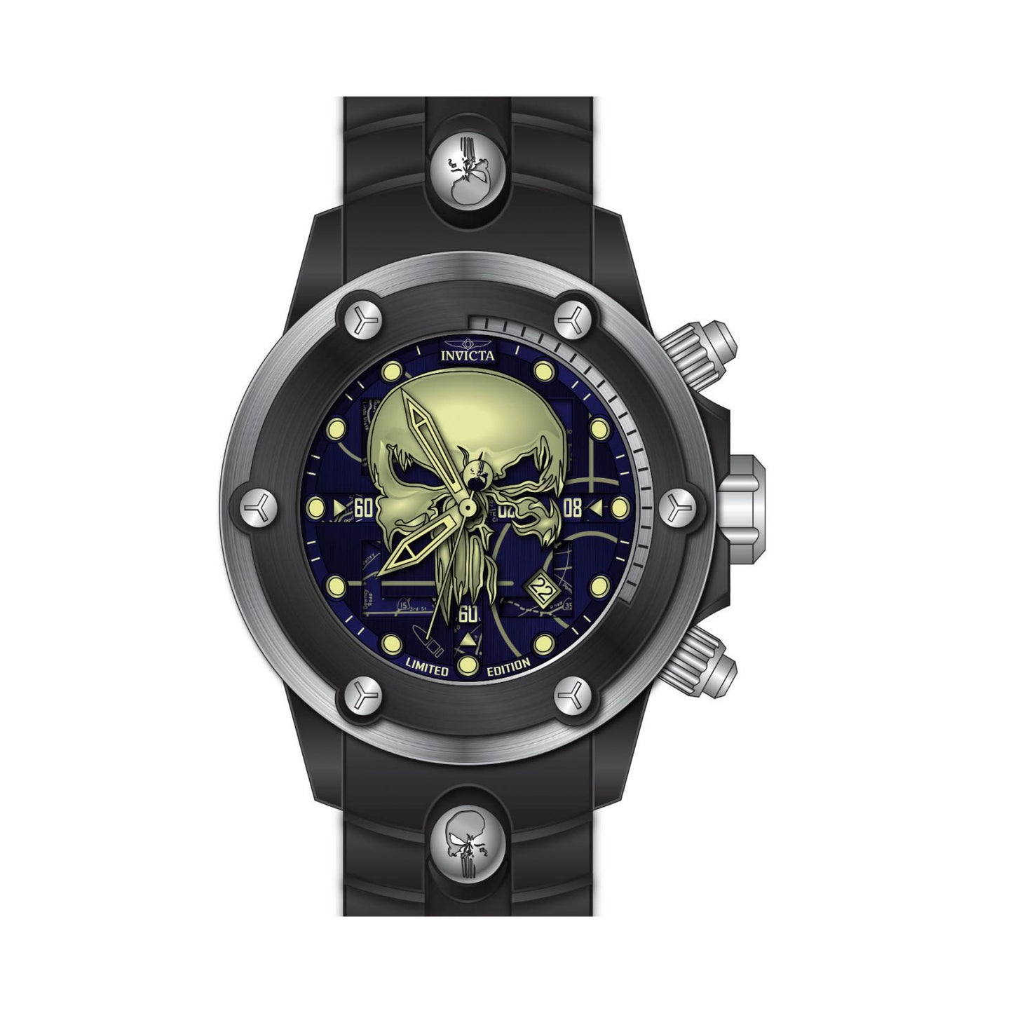 RELOJ CASTIGADOR PARA HOMBRE INVICTA MARVEL 36340 - NEGRO