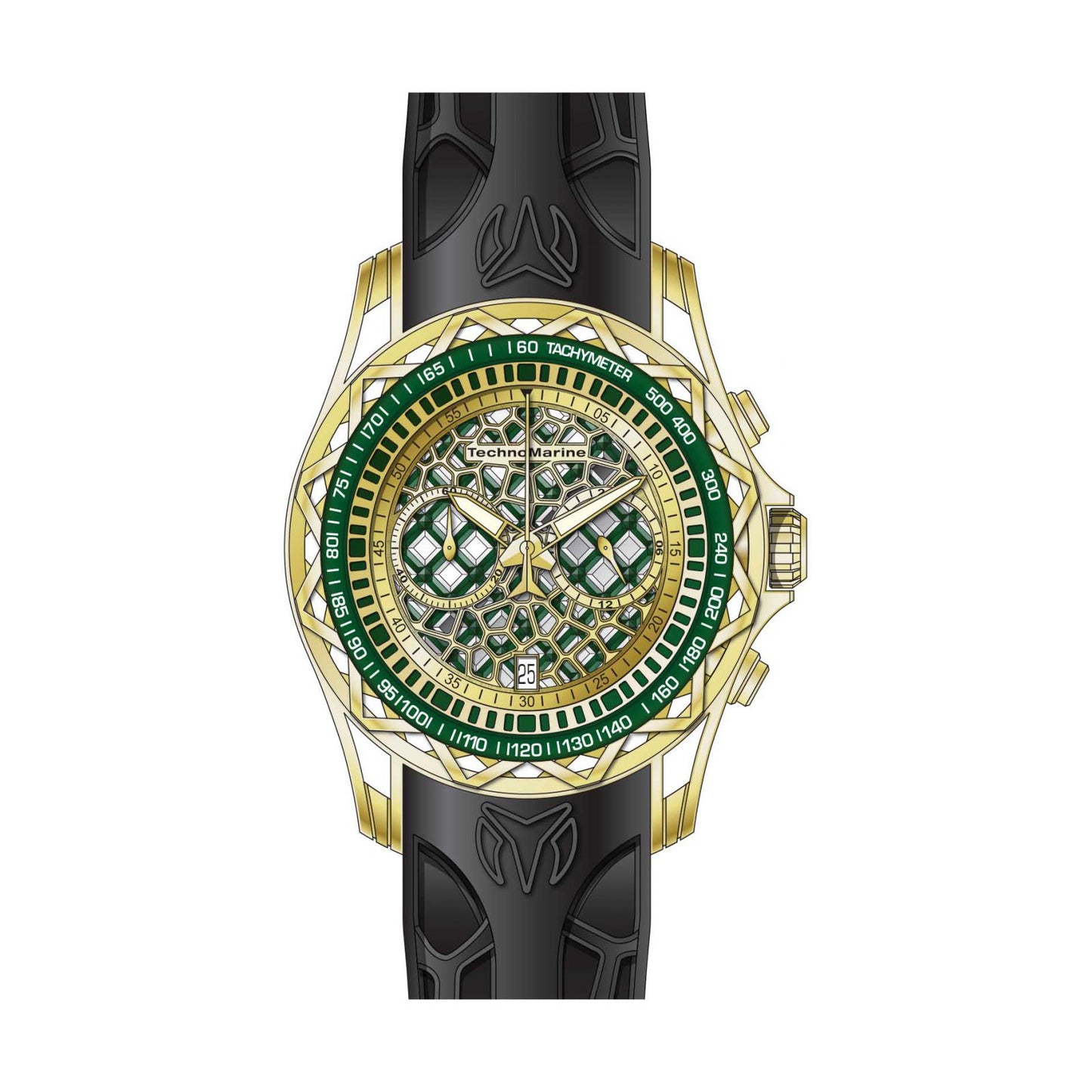 RELOJ DEPORTIVO PARA HOMBRE TECHNOMARINE TECHNOCELL TM-318007 - NEGRO