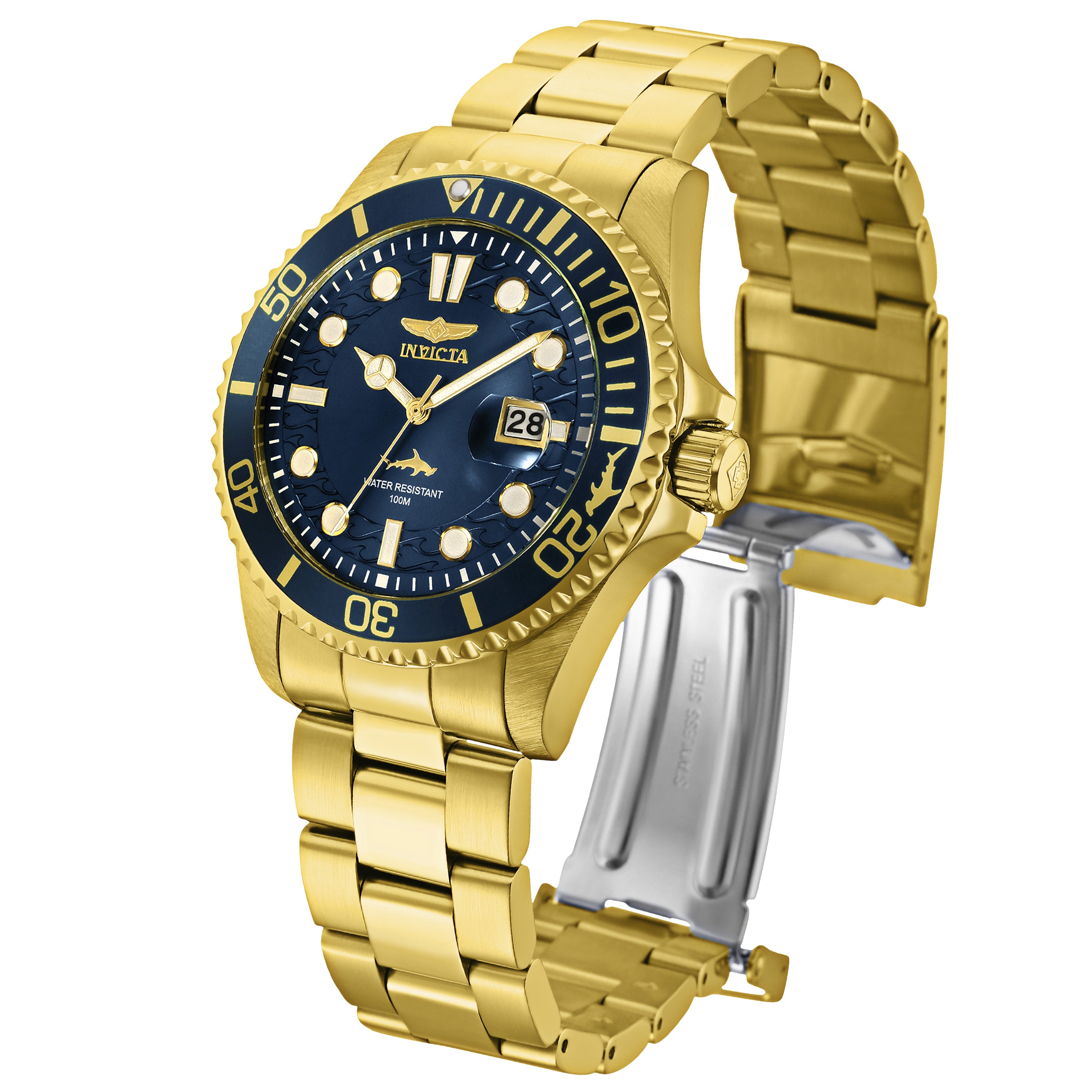 RELOJ  PARA HOMBRE INVICTA PRO DIVER 30024 - DORADO