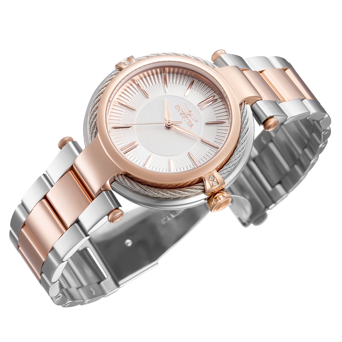 RELOJ  PARA MUJER INVICTA BOLT 37693 - ORO ROSA, ACERO