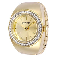 RELOJ ANILLO PARA MUJER INVICTA MINI ANGEL 48944 - DORADO