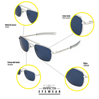 Lentes Invicta I 30462-OBJ-01-P03 Unisex