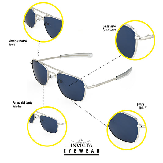Lentes Invicta I 30462-OBJ-01-P03 Unisex