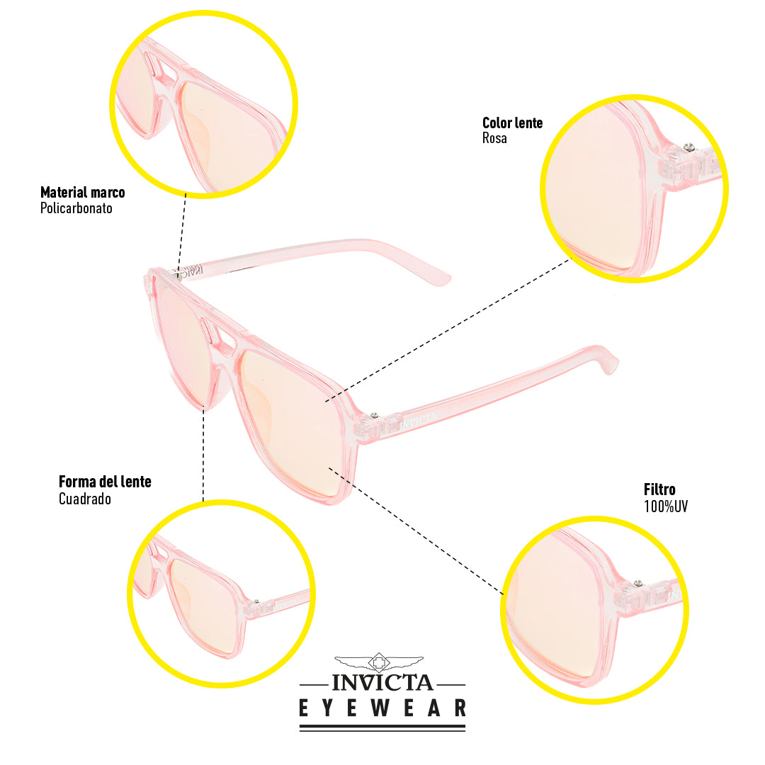 Lentes Invicta I22970-AVI-06-P95 Unisex
