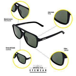 Lentes Invicta I39272-AVI-01-P03 Unisex