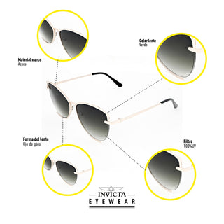 Lentes Invicta I 37147-SPE-09-G15 Unisex