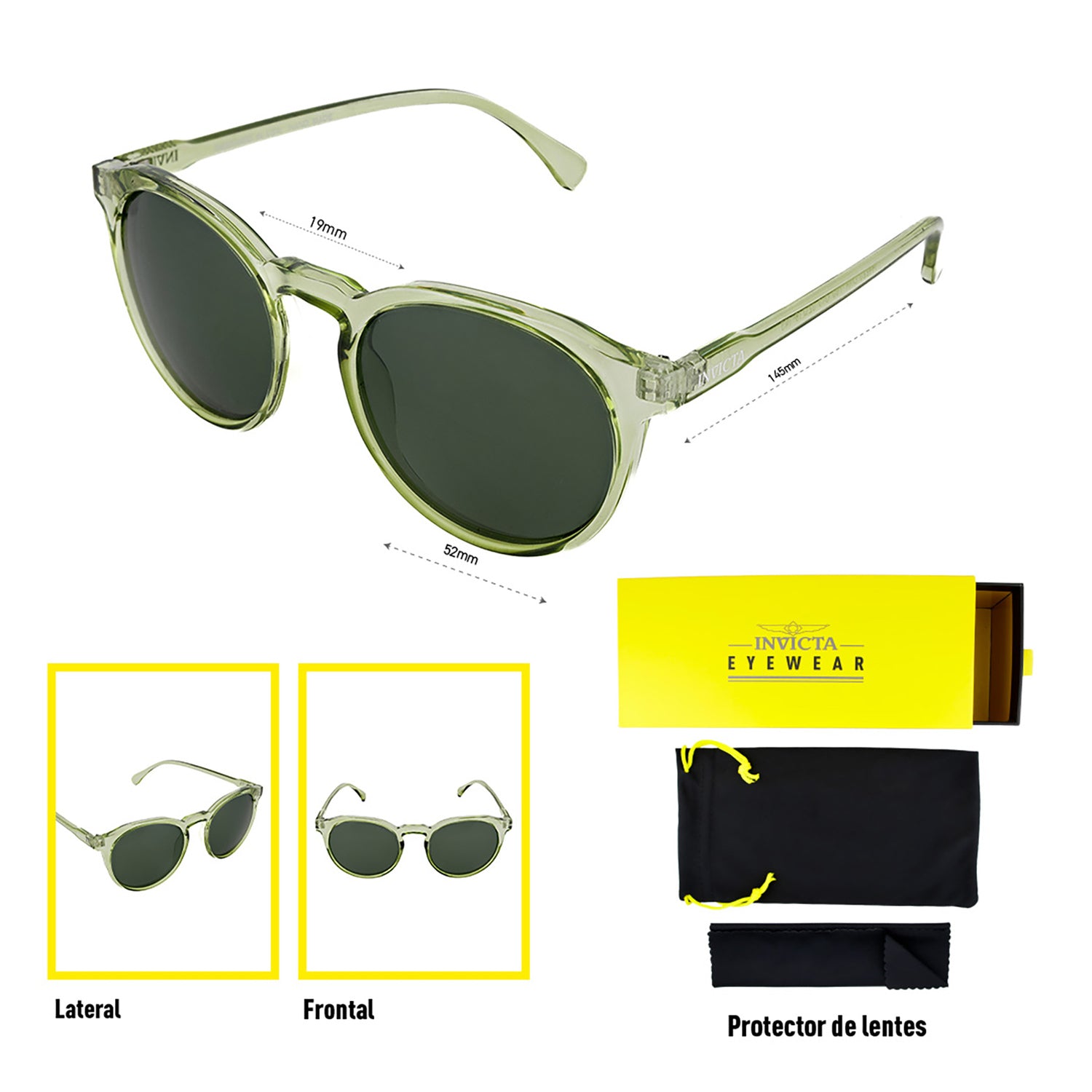 Lentes Invicta I 40005-PRO-09-G03 Unisex