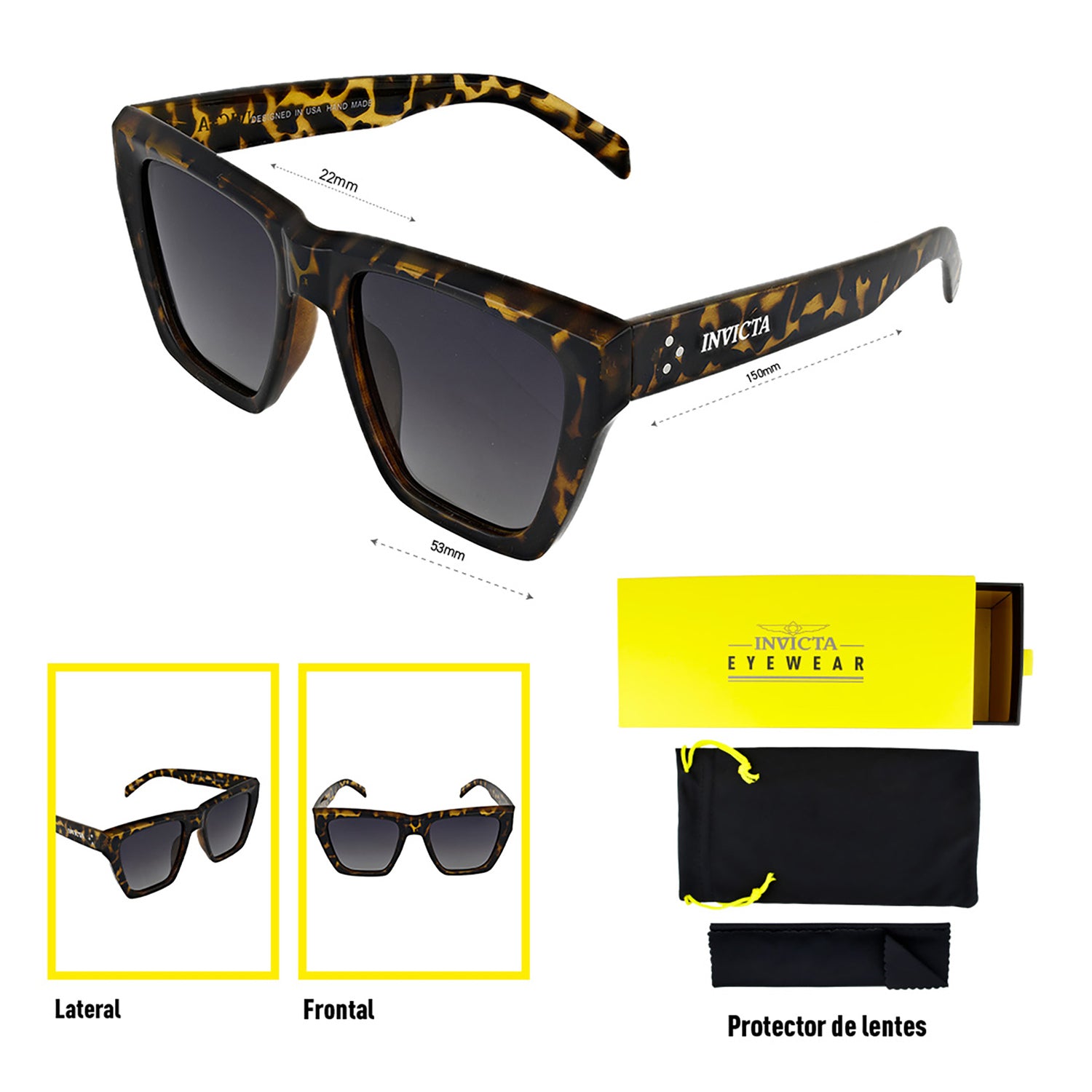 Lentes Invicta I33936-SPD-60-G15 Unisex