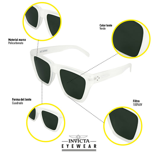 Lentes Invicta I 31944-WIL-60-P02 Unisex