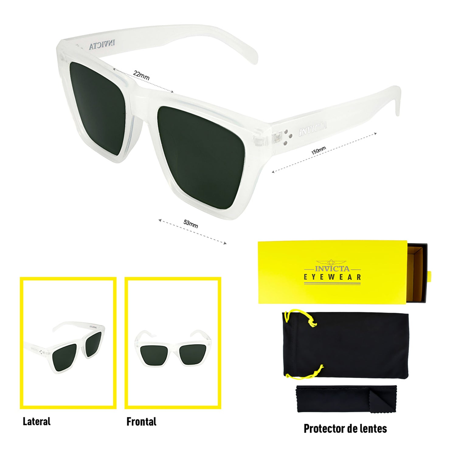 Lentes Invicta I 31944-WIL-60-P02 Unisex
