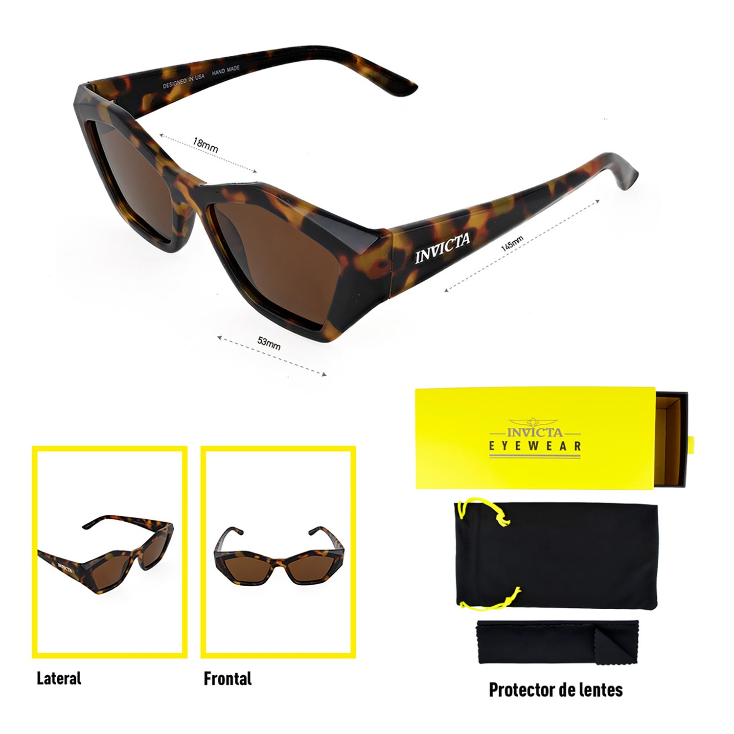 Lentes Invicta I 37147-SPE-09-03 Unisex