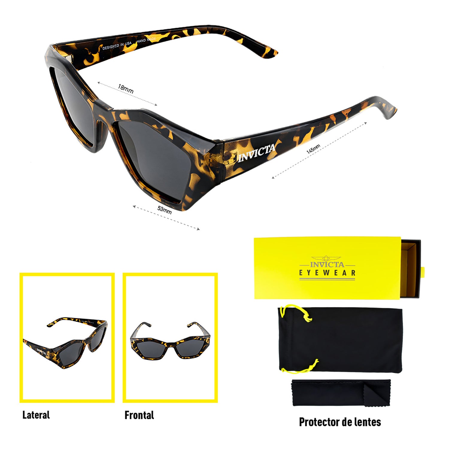 Lentes Invicta I0932-SUB-T08-G15 Unisex