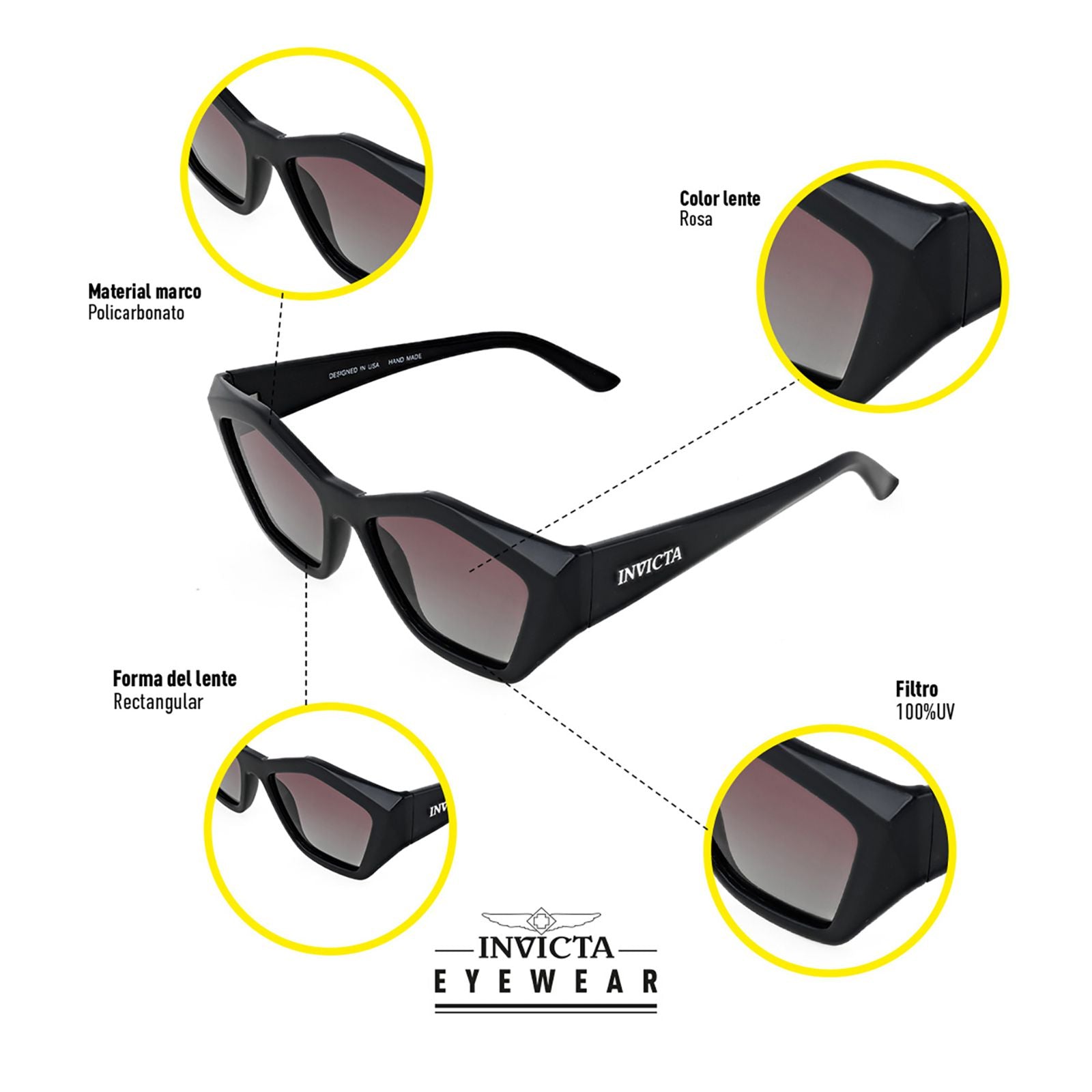 Lentes Invicta I39272-AVI-09-G15 Unisex