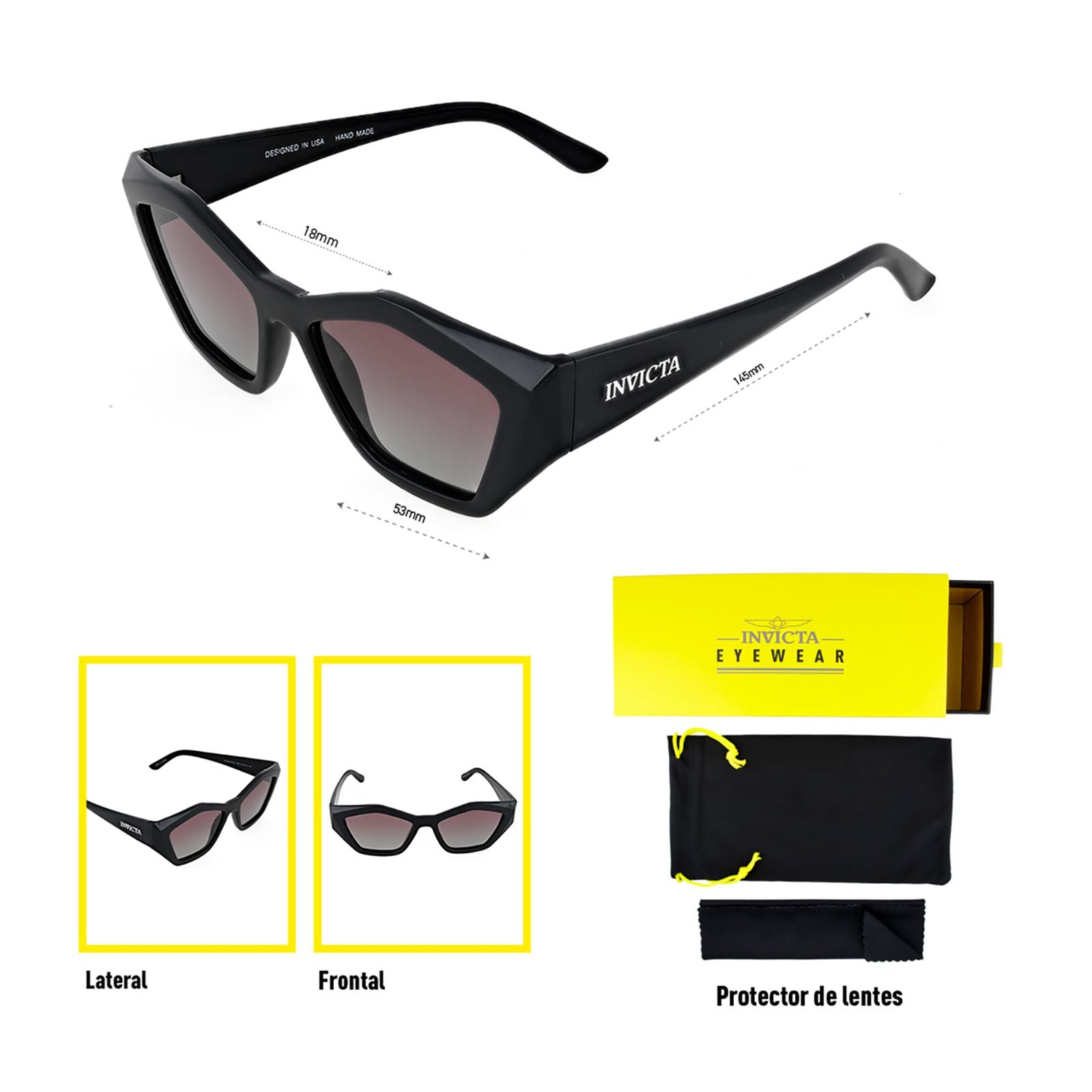 Lentes Invicta I39272-AVI-09-G15 Unisex