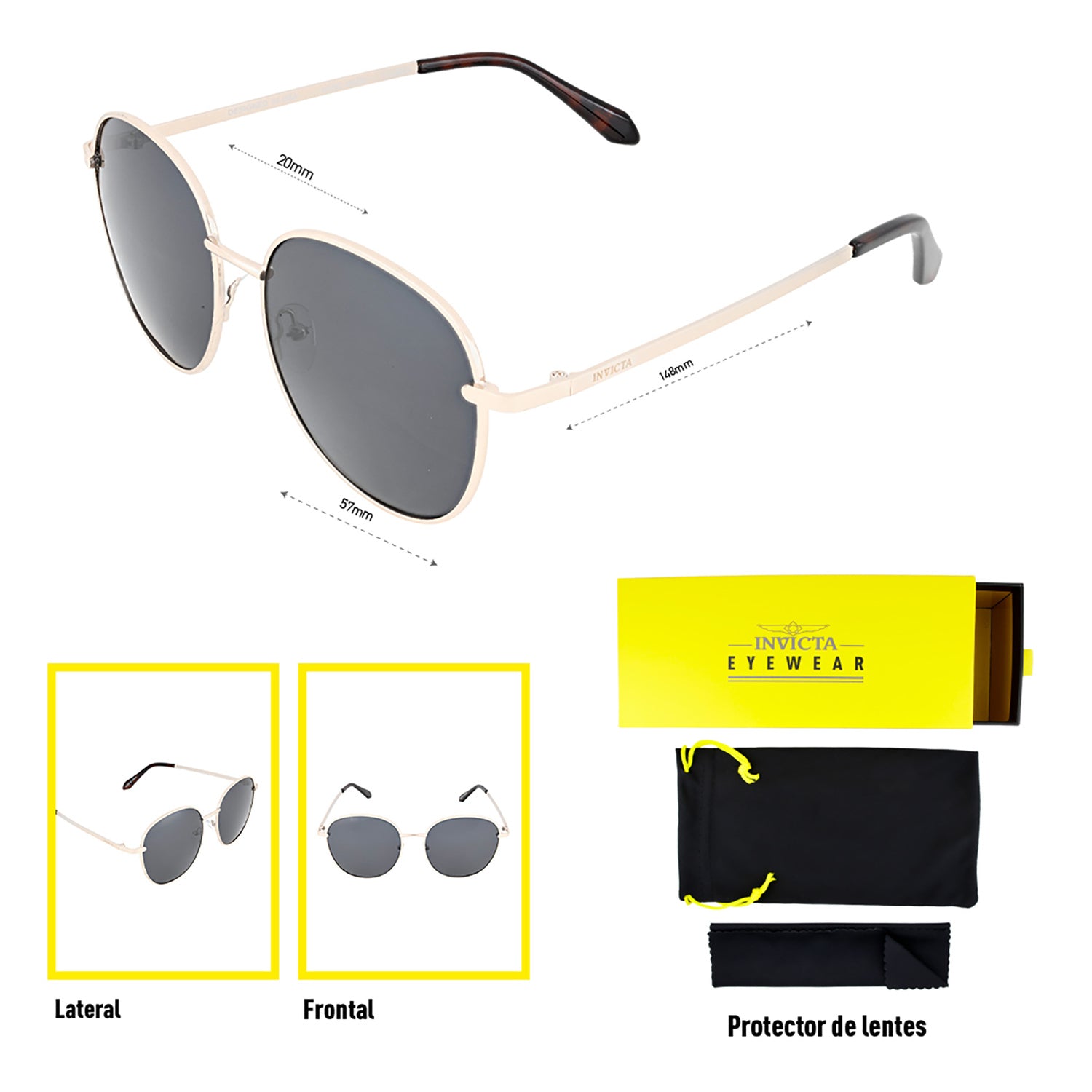Lentes Invicta I 31944-WIL-40-P03 Unisex