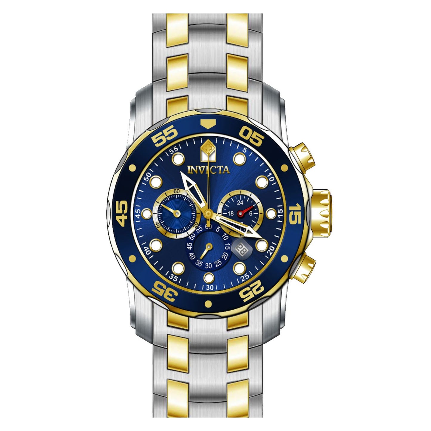 RELOJ  PARA HOMBRE INVICTA PRO DIVER 0077 - DORADO