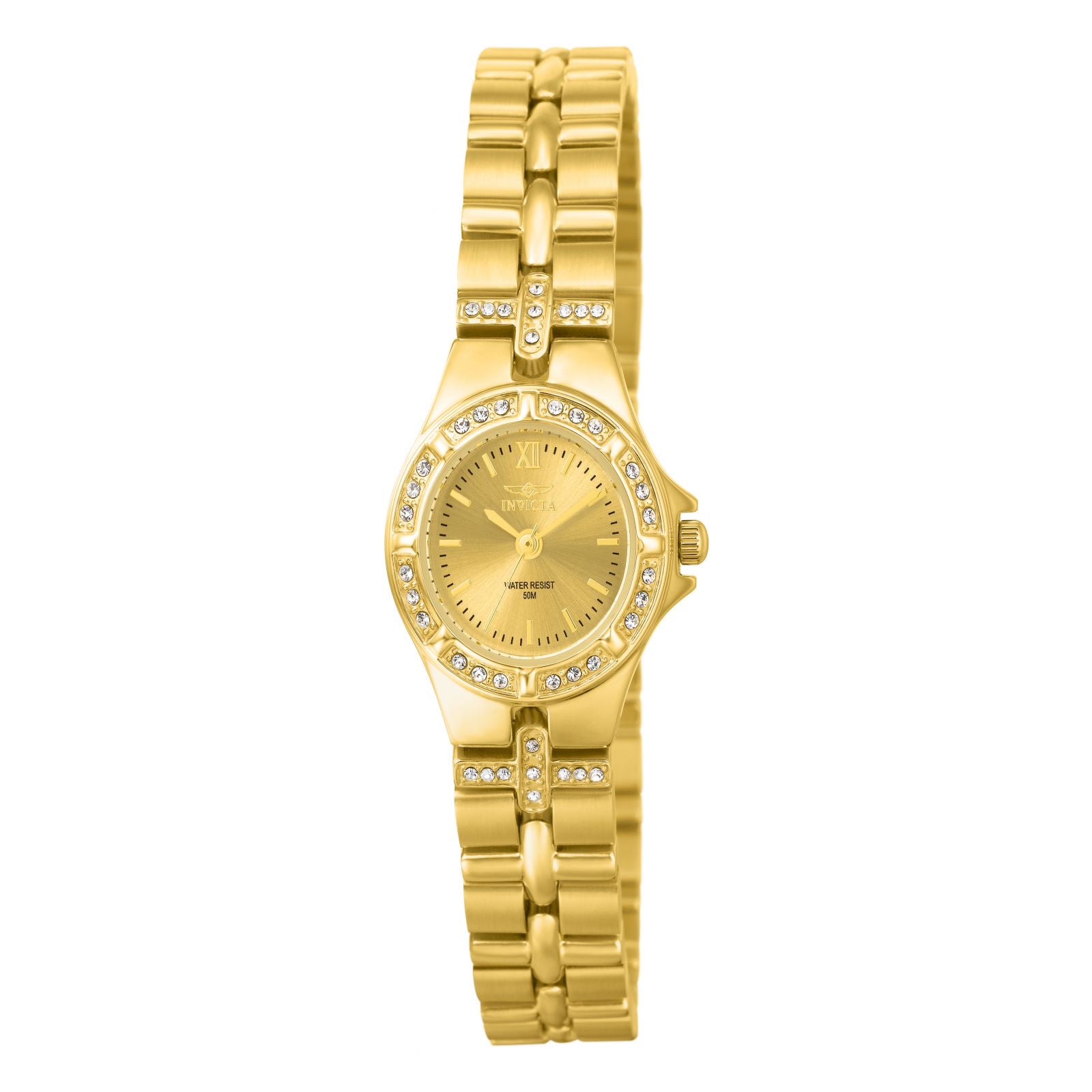 RELOJ  PARA MUJER INVICTA WILDFLOWER 0134 - ORO