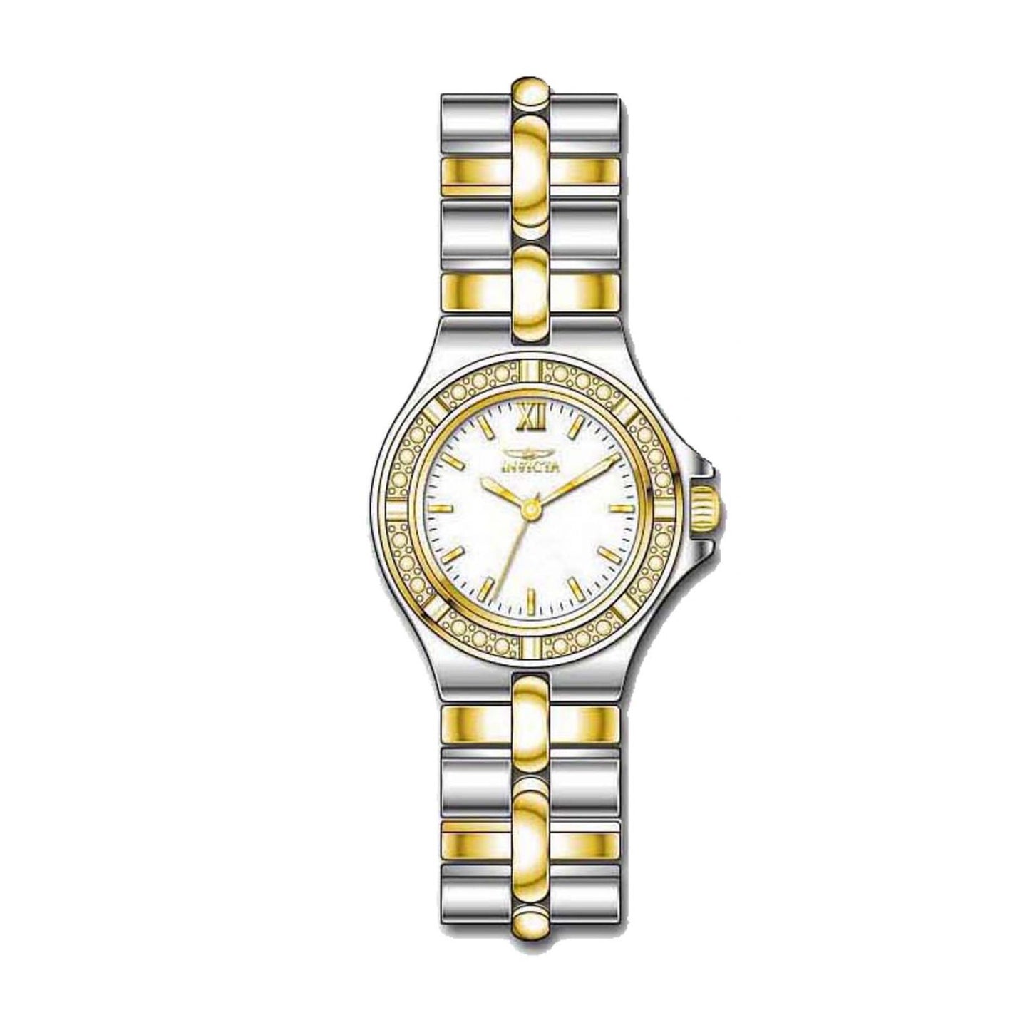 RELOJ  PARA MUJER INVICTA WILDFLOWER 0136 - ORO, ACERO