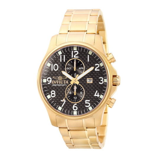 RELOJ CLÁSICO PARA HOMBRE INVICTA SPECIALTY 0382 - ORO