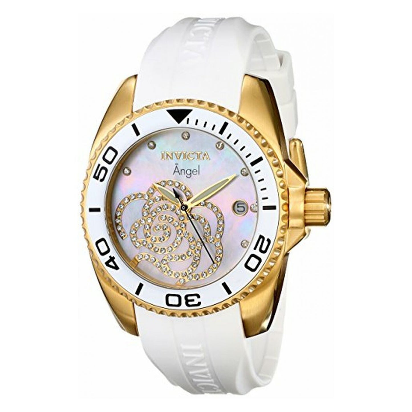 RELOJ DEPORTIVO PARA MUJER INVICTA ANGEL 0488 - BLANCO