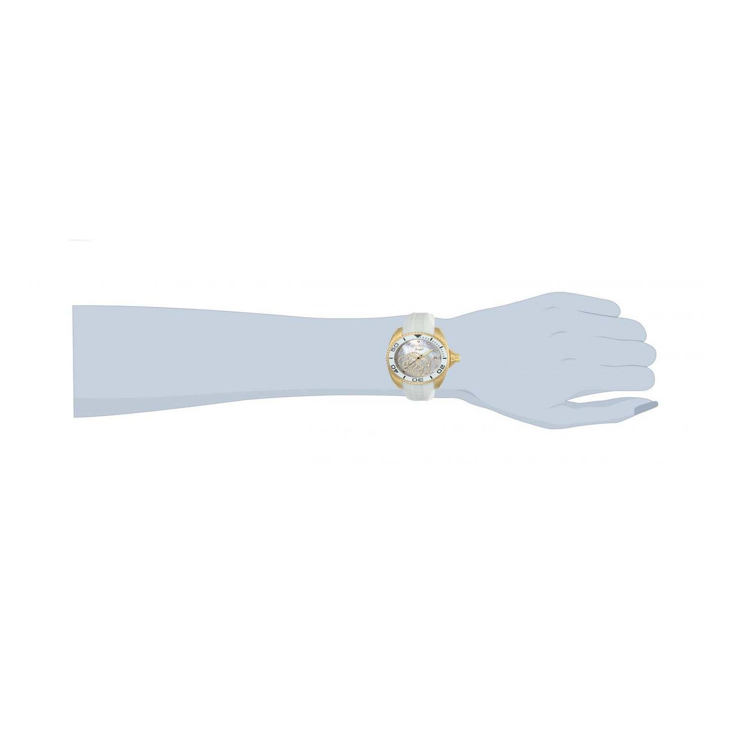RELOJ DEPORTIVO PARA MUJER INVICTA ANGEL 0488 - BLANCO
