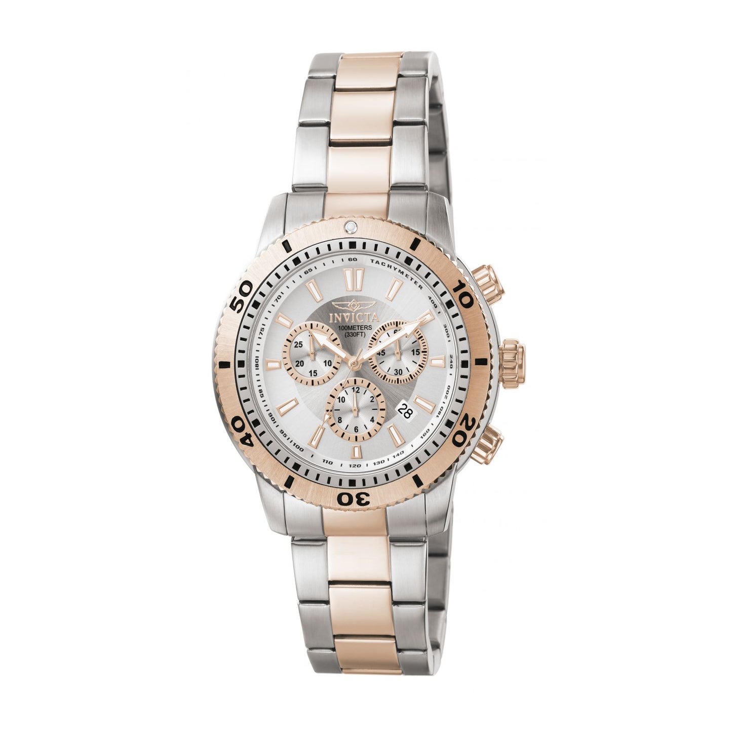 RELOJ CLÁSICO PARA HOMBRE INVICTA SPECIALTY 1204 - ACERO, ORO ROSA