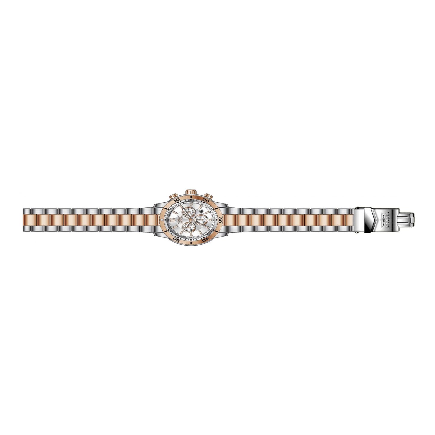 RELOJ CLÁSICO PARA HOMBRE INVICTA SPECIALTY 1204 - ACERO, ORO ROSA