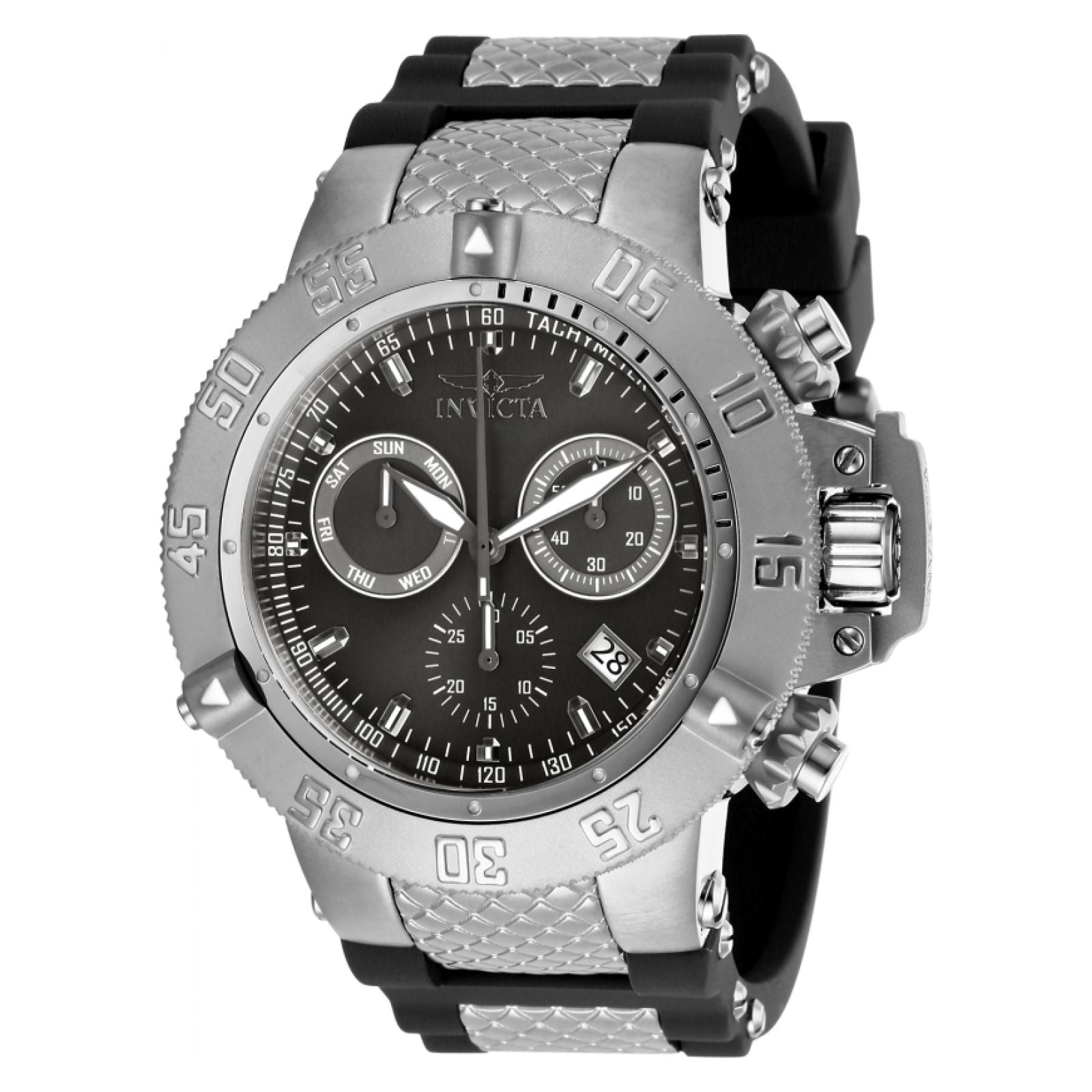 RELOJ DEPORTIVO PARA HOMBRE INVICTA SUBAQUA 1380 - NEGRO, ACERO