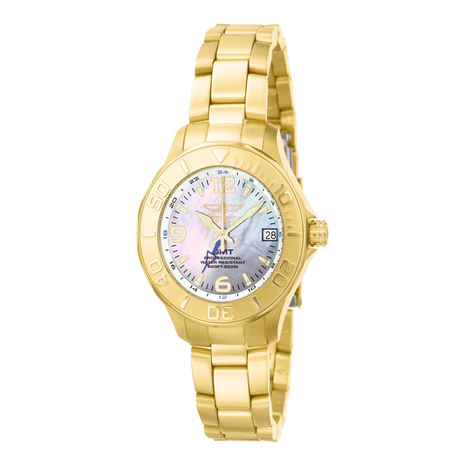 RELOJ  PARA MUJER INVICTA PRO DIVER 6891 - ORO