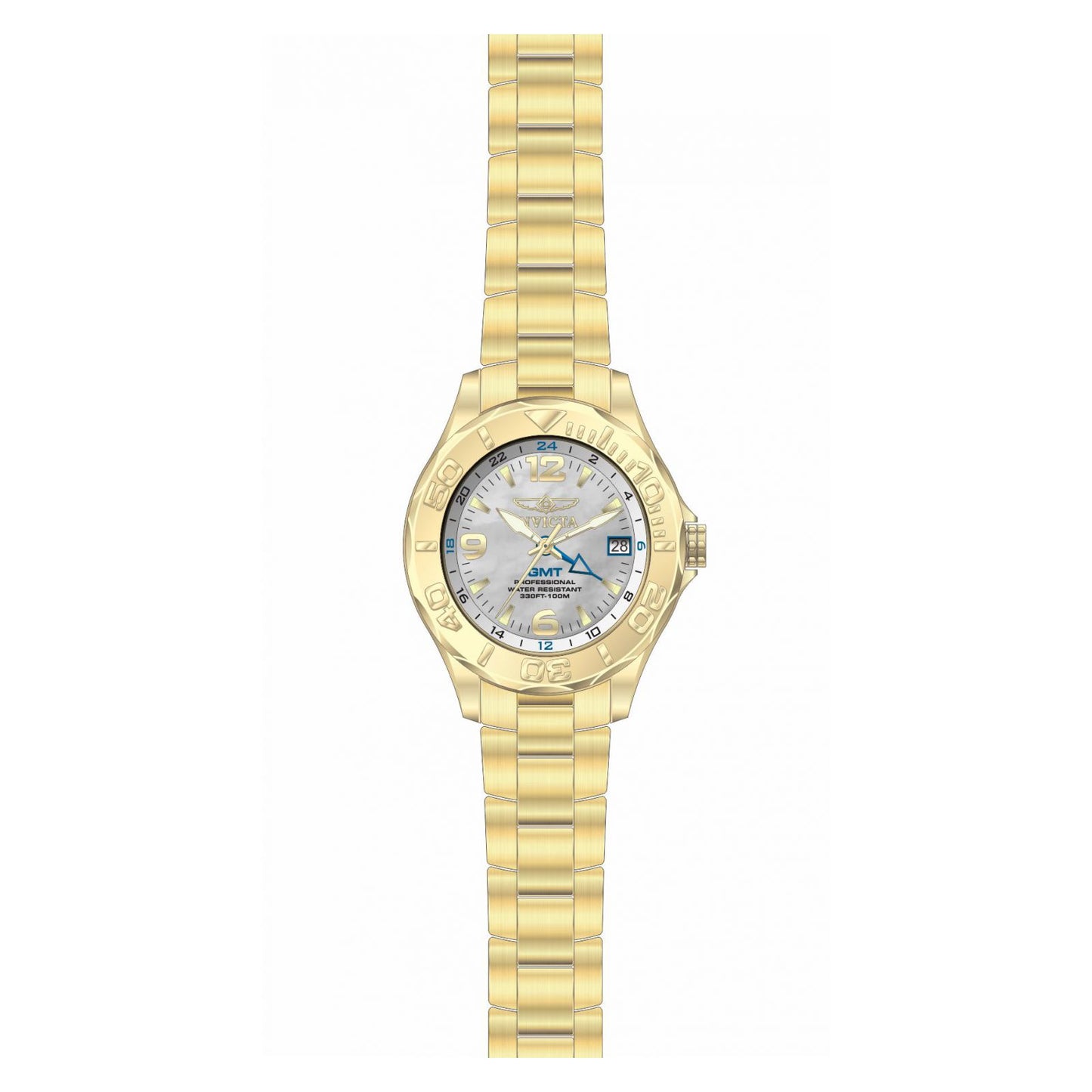 RELOJ  PARA MUJER INVICTA PRO DIVER 6891 - ORO