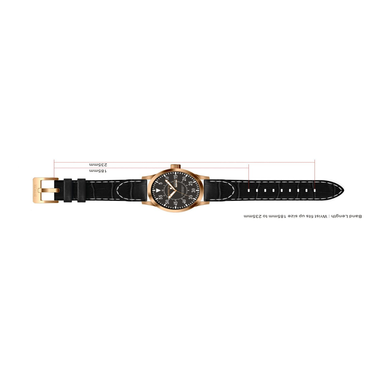 RELOJ CLÁSICO PARA HOMBRE INVICTA SPECIALTY 11195 - NEGRO