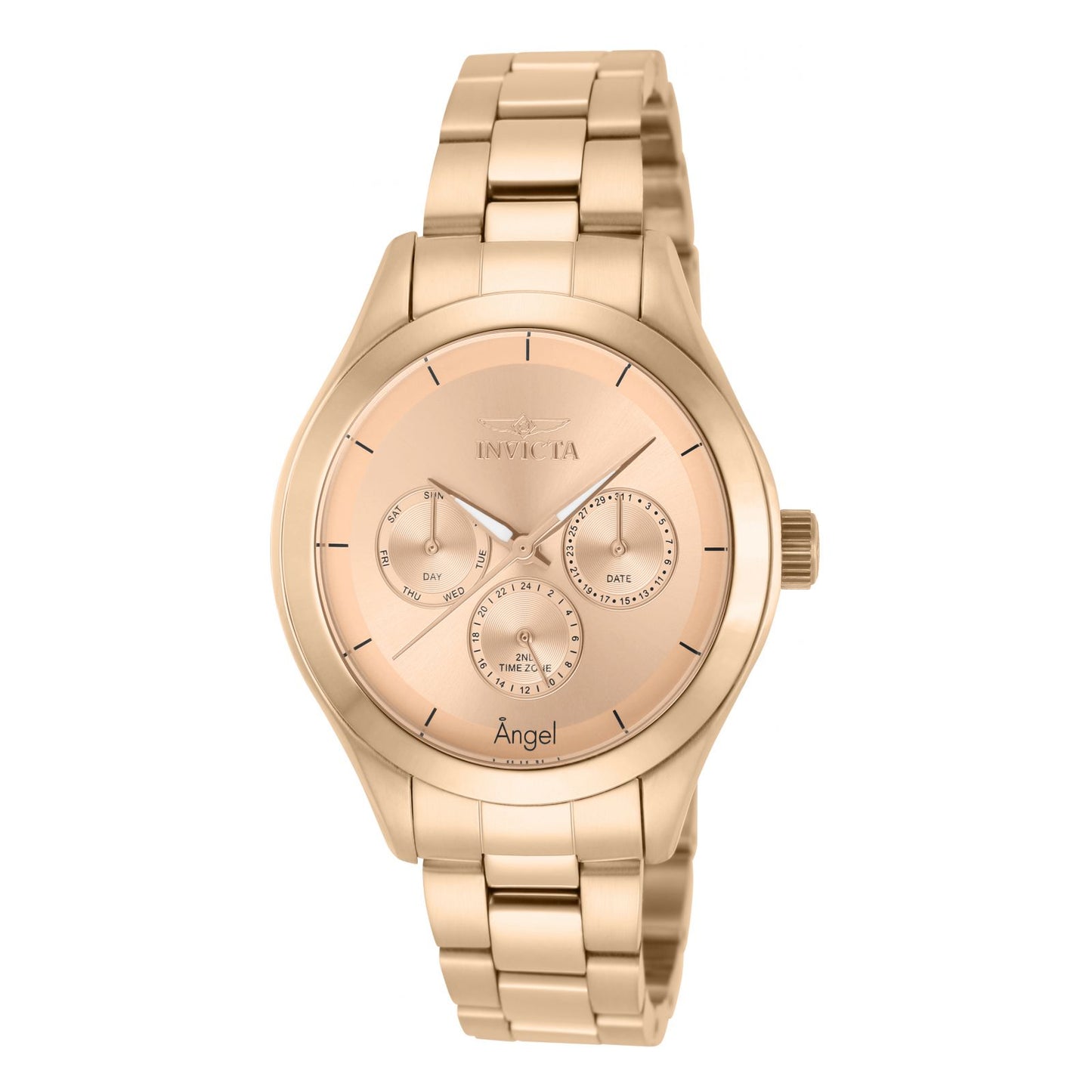 RELOJ  PARA MUJER INVICTA ANGEL 12467 - ORO ROSA