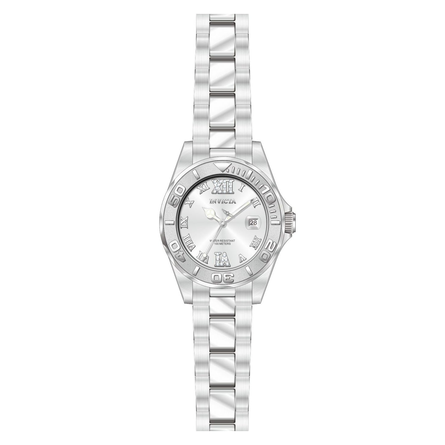 RELOJ  PARA MUJER INVICTA PRO DIVER 12851 - ACERO