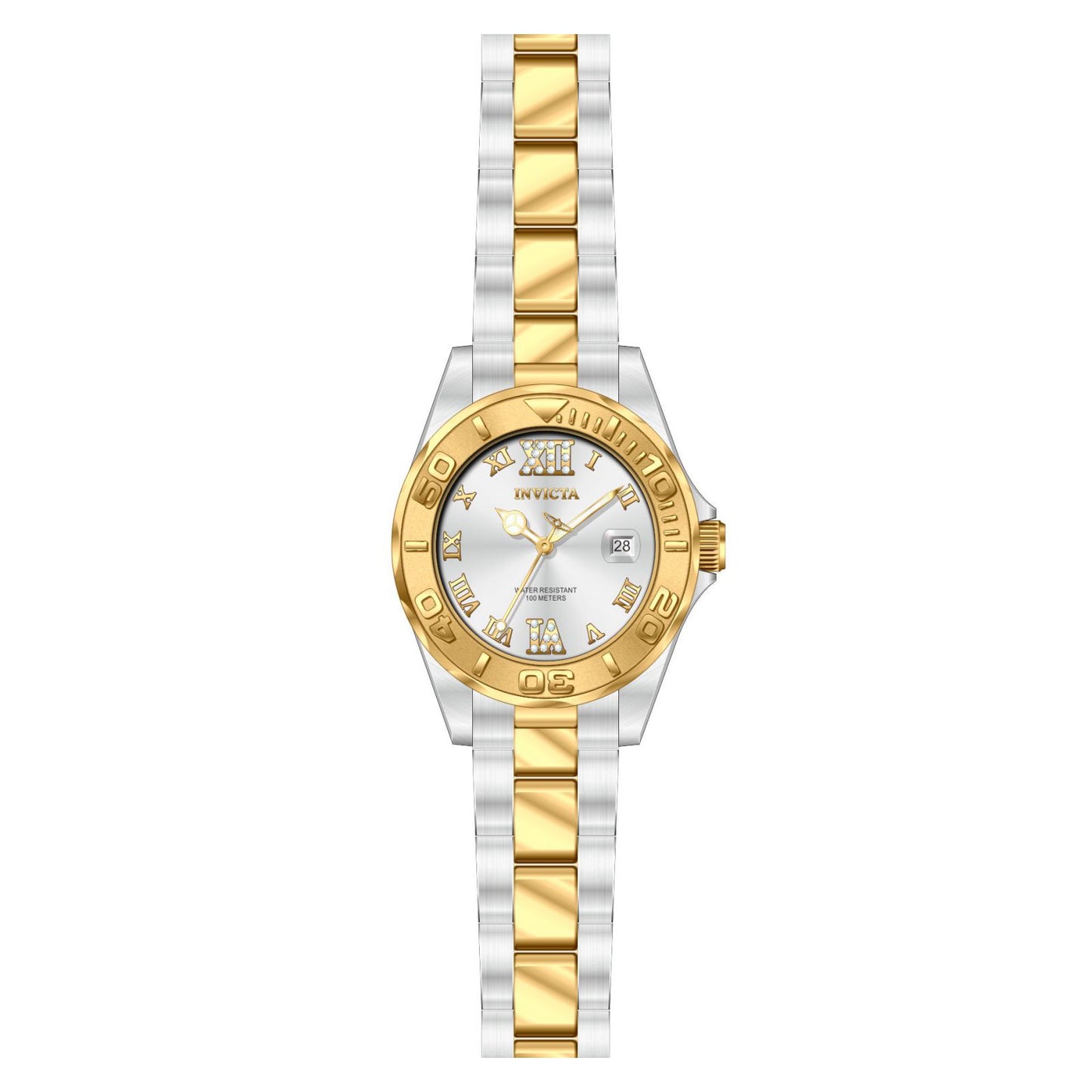 RELOJ  PARA MUJER INVICTA PRO DIVER 12852 - ORO, ACERO