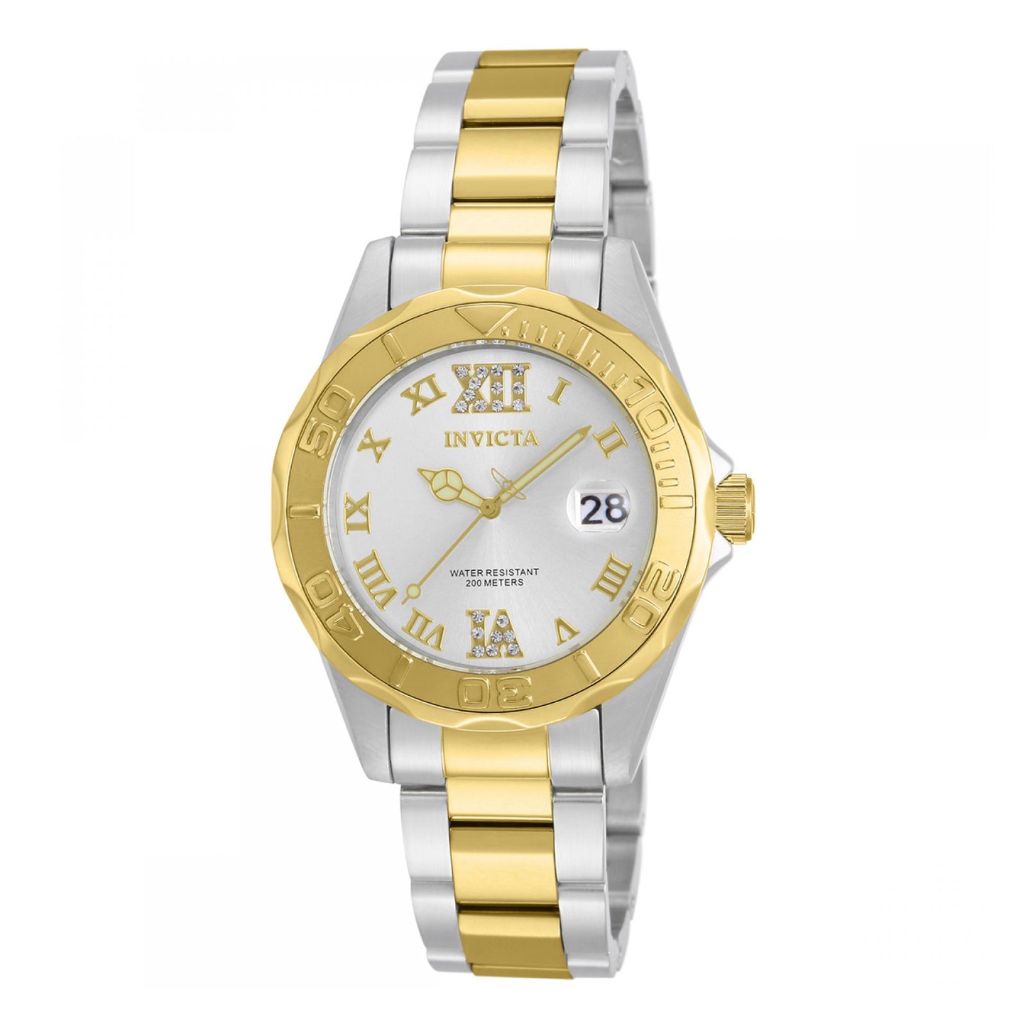 RELOJ  PARA MUJER INVICTA PRO DIVER 12852 - ORO, ACERO